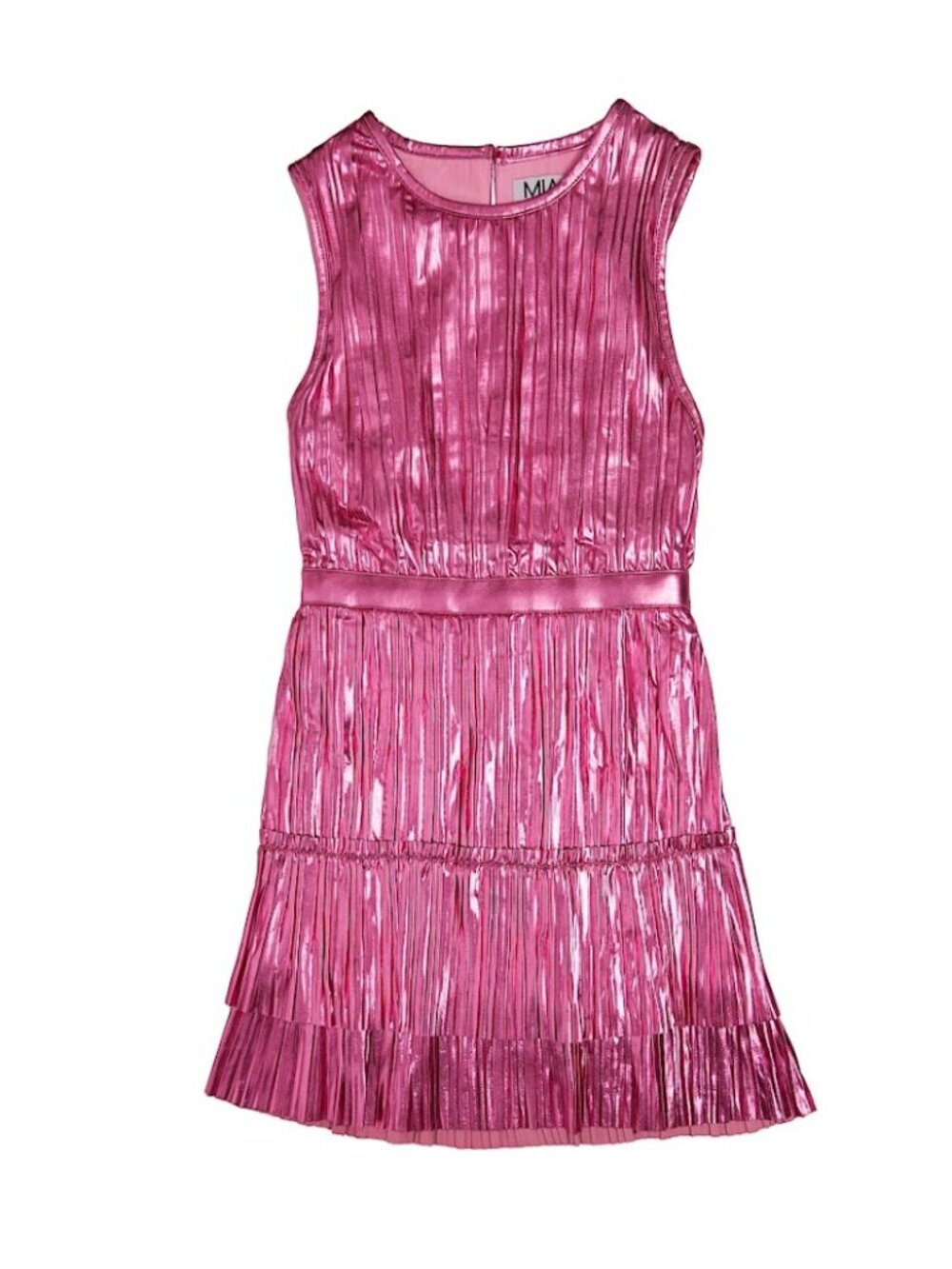 Mia NY Double Ruffle Foil Dress